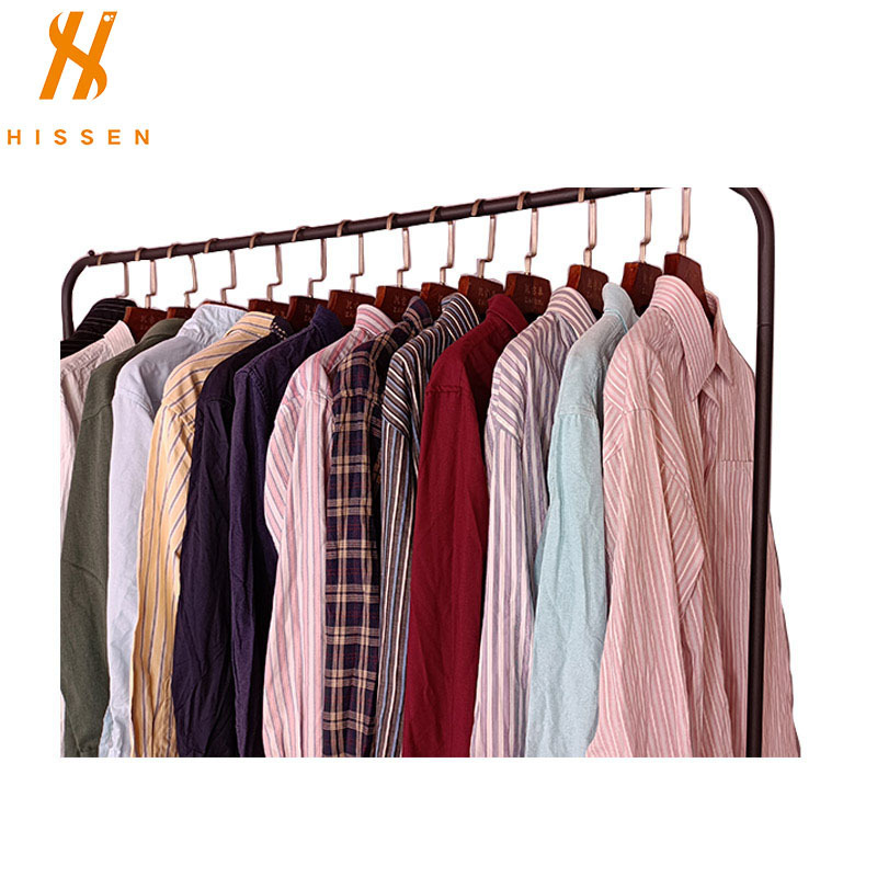 Factory Supply of Second-Hand Men's Shirts Used Men's Longshirt Whole Cabinet Wholesale Export to Microssi