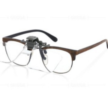 厂家直销夹持式亚克力镜片放大镜可夹眼镜上清晰度高老人阅读看书