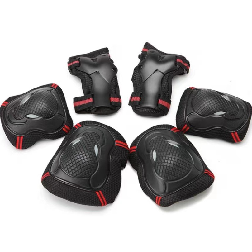 Montar el equipo de protección patinaje sobre ruedas traje de protección patinaje monopatín adulto Lu Chong zapatos de patinaje equipo de protección bicicleta rótula