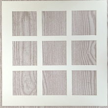 相框卡纸内衬四宫格九宫格照片画框连动4孔9DIY白卡内衬创意收纳