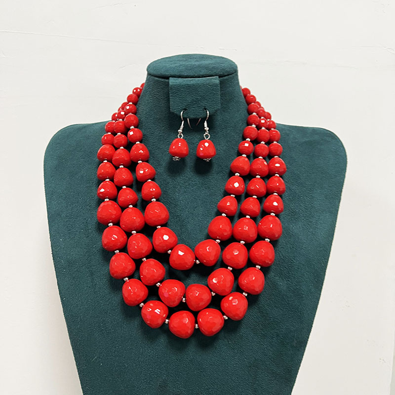 170g Weight Earrings, Necklace Classification 1 Set Quantity Holiday Occasion Acrylic Material Solid Color Pattern Unisex Gender Irregular Design Exaggerated Style Exaggerated Solid Color Arylic Irregular Unisex Earrings Necklace 22