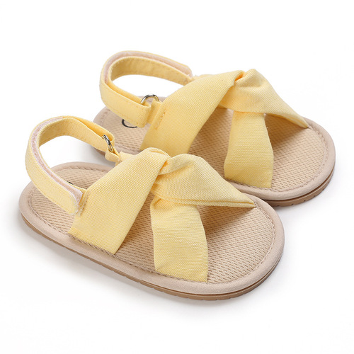 Toddler shoes 0-1 year old girl summer sandals soft sole breathable baby shoes 