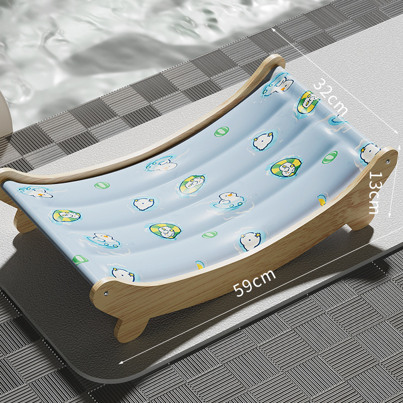 【대형】수영 오리 아이스 패드 라운지 의자