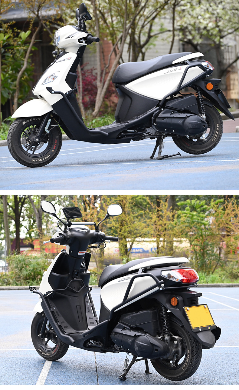 Suitable for Yamaha Qiaoge I125 Bumper with Spotlight Frame Scooter Bumper Front and Rear Fully Surrounded Protective Bumper