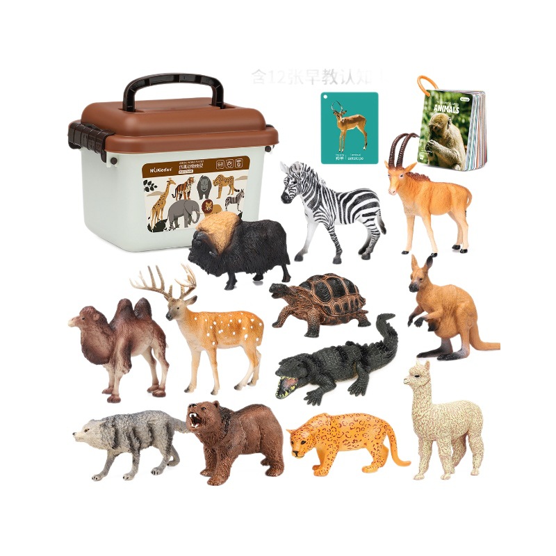 Juguetes de Animales Pequeños Realistas para Niños y Niñas, Populares en Línea, Juguetes Educativos Cognitivos para la Primera Infancia, Venta al por Mayor de Fábricas de Comercio Exterior.