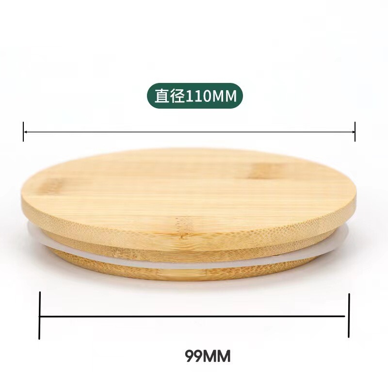 メーカー卸売キャンドルカップパインウッド竹蓋シリコンリングシール蓋手作りワックス容器キャンドルホルダーカップ蓋|undefined