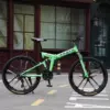 21 speed green ten knife wheels