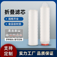10inch 微多孔質折りたたみ大流量フィルターエレメントセキュリティ精密フィルターエレメント工業用水処理液体フィルターエレメント