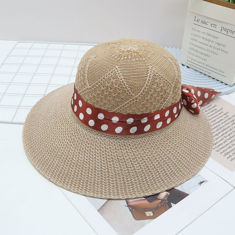 Sombrero de paja para mujer, UV, playa