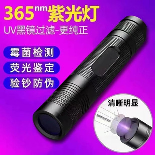 Special detection pen for vegetables, banknote detection, fluorescent agent, blue light identification, anti-counterfeiting, purple light, ultraviolet light, small flashlight