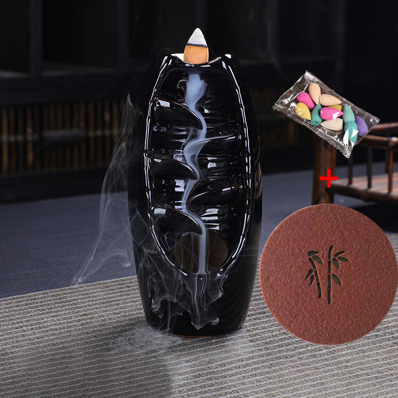 흑역류 향로 세트 [난로+매트+향10개]