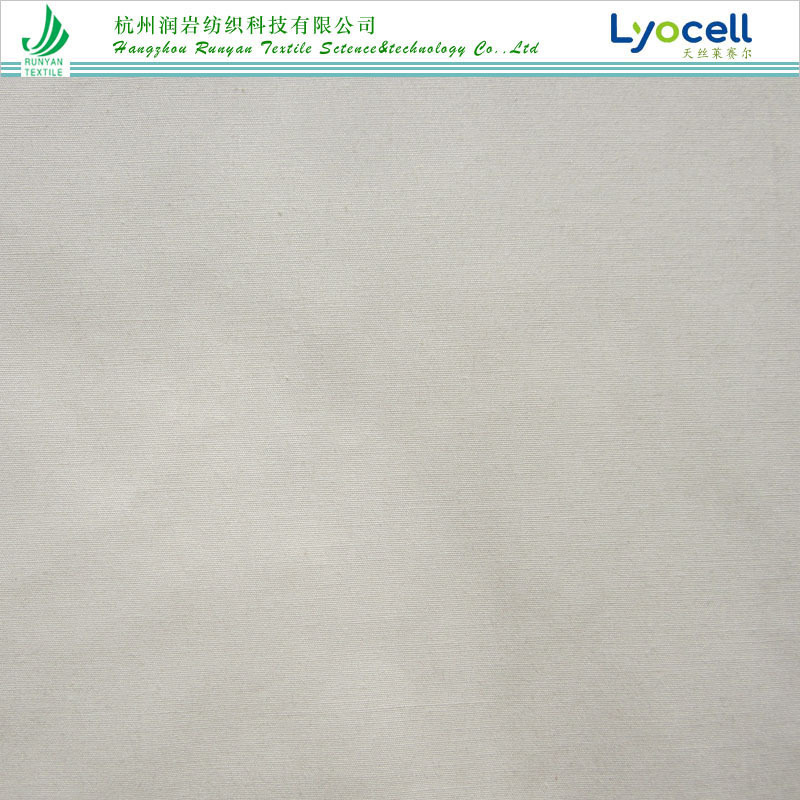 40*40+40D天丝棉弹力平纹面料140gsm天丝莱赛尔棉弹力府绸