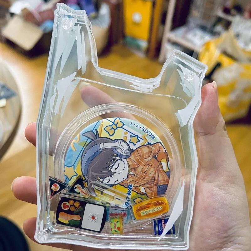 アクリルバーレンガキーホルダー高透明カラーウィンドウプラスチック谷メイ収納ディスプレイビニール袋ペンダントバッグ|undefined