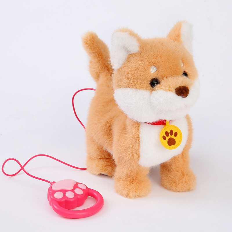 子供のペットは犬のぬいぐるみのぬいぐるみの電動玩具の発声人形が歩くと電動人形と呼ばれます