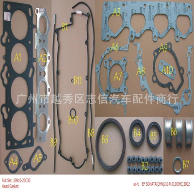 20910-23C30 G4GC Beijing Sonata 2.0 Tucson 2.0 Mühərrik Təmir Dəsti