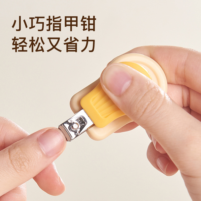 Juego de tijeras de uñas para bebés seguridad anti-pellizcar cortaúñas para bebés