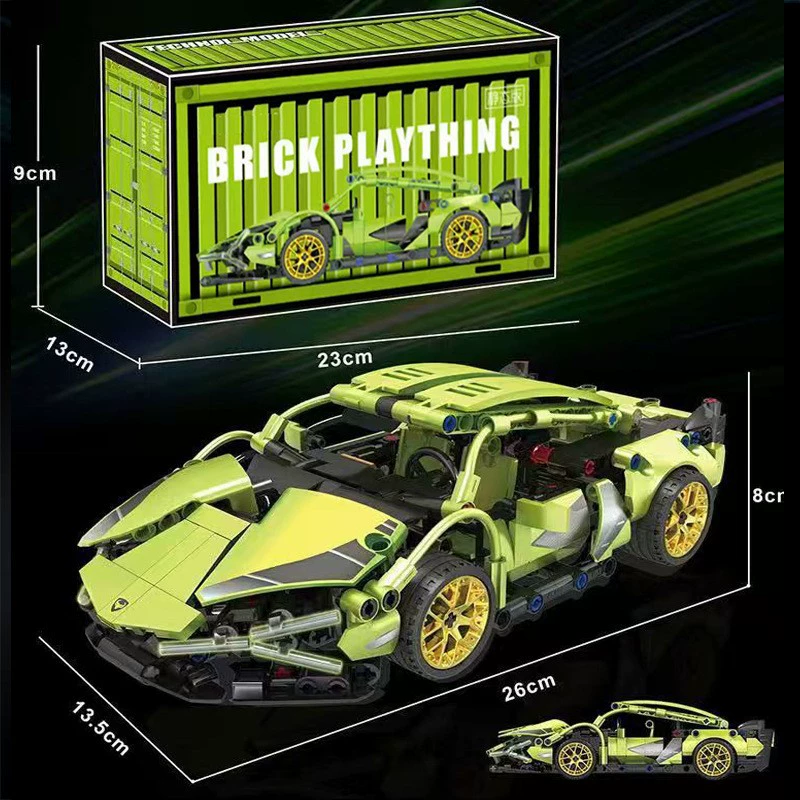 Конструктор-спорткар Lamborghini мелкие детали для мальчиков