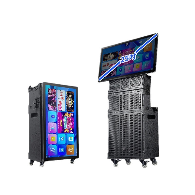 Opule pantalla grande al aire libre ksong baile cuadrado audio ksong máquina todo en uno altavoz móvil de alta potencia video al aire libre