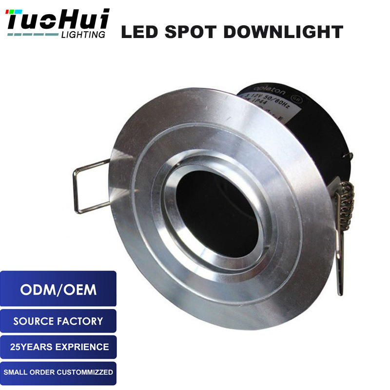 High quality magnet adsorption inner ring ceiling lamp aluminum alloy lamp holder GU10 spotlight downlight manufacturers low price