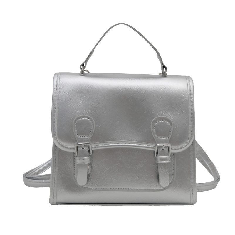 Bolso rojo de mano coreano para mujeres 2024 nueva moda mochila de moda estilo universitario mochila de hombro universal