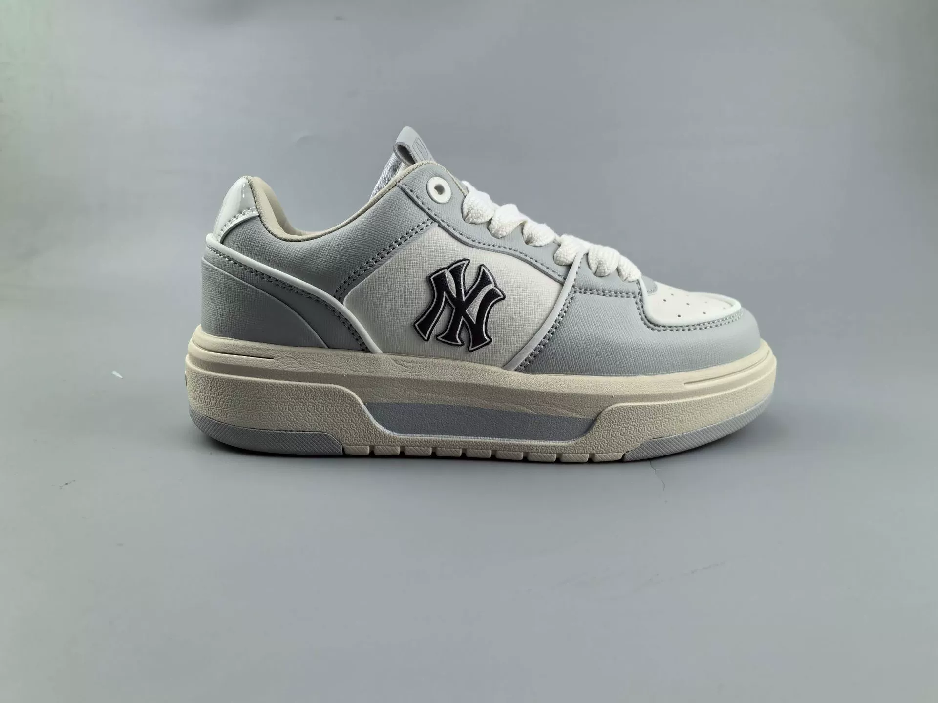 Потомковые MLB chunky liner basic NY ретро принт старшие туфли светлый тренд бренд старшего стиля
