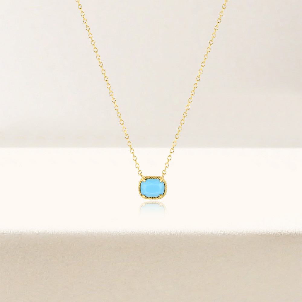 Holiday, Daily Occasion 925 Sterling Silver Material Geometric Pattern 925 Sterling Silver Geometric 925 Sterling Silver Cable Chain Pendant Necklace