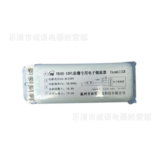 YK40-1DFL Yuming photoelectric explosion-proof electronic ballast YK40-1DFL type single electronic ballast