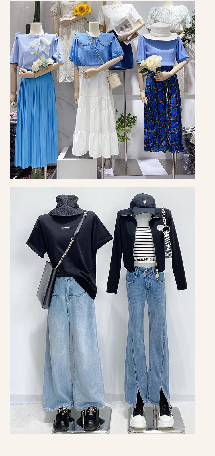 平肩模特批发服装店道具女装直角肩服装模特架子假人台展示架全身详情2