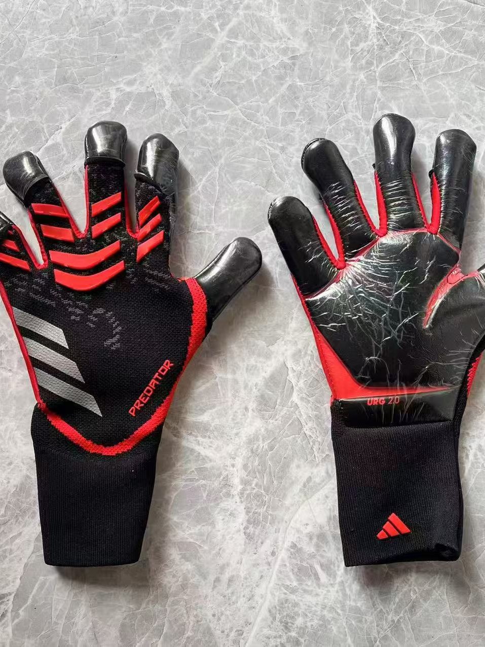 Nuevo guante de portero de costura interna de medio tubo, guante de entrenamiento de portero de fútbol, protector de competición antideslizante, amortiguación y ventilación