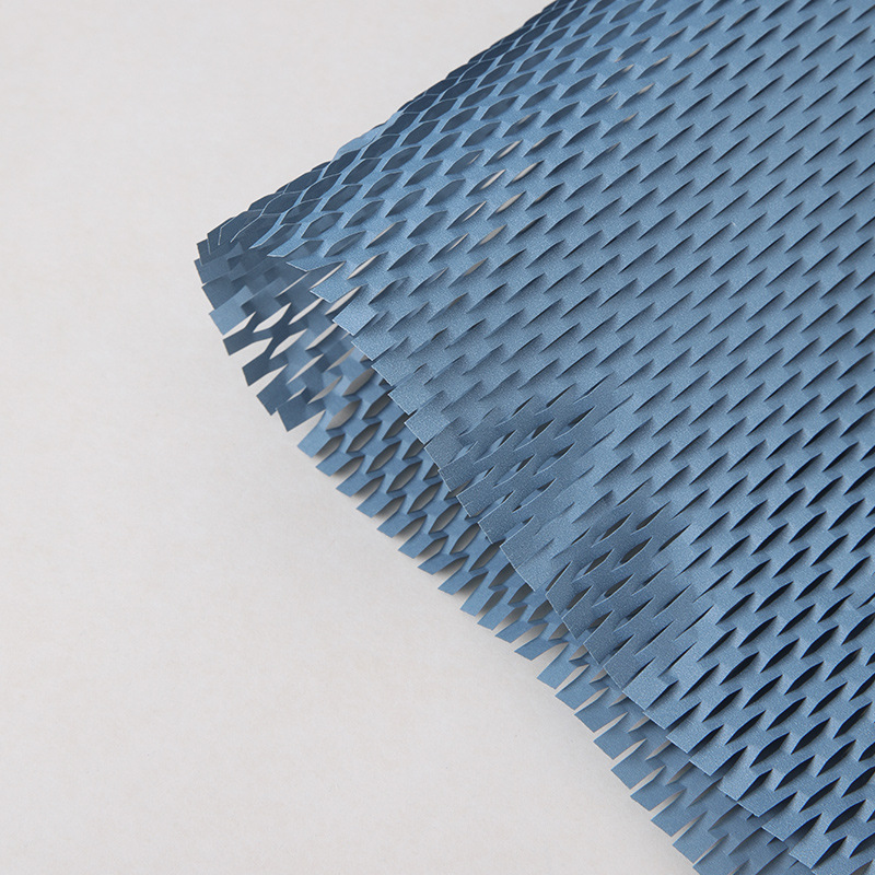 Papel de regalo de nido de abeja, papel de regalo acolchado con rejilla colorida, papel kraft de nido de abeja, venta al por mayor.