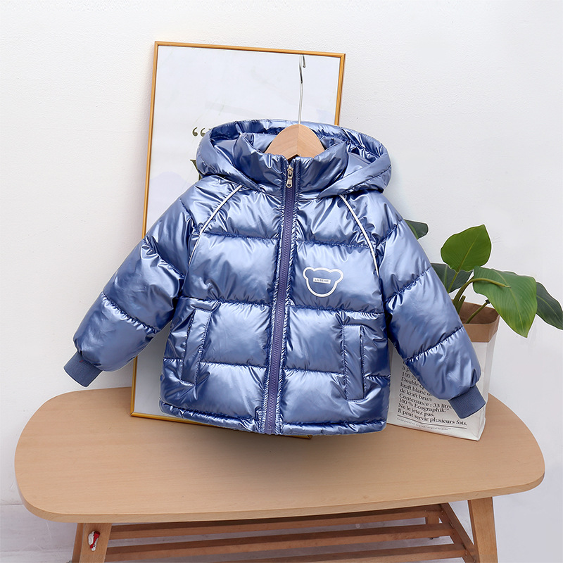 Fashion Solid Color Polyester Boys Outerwear display picture 1
