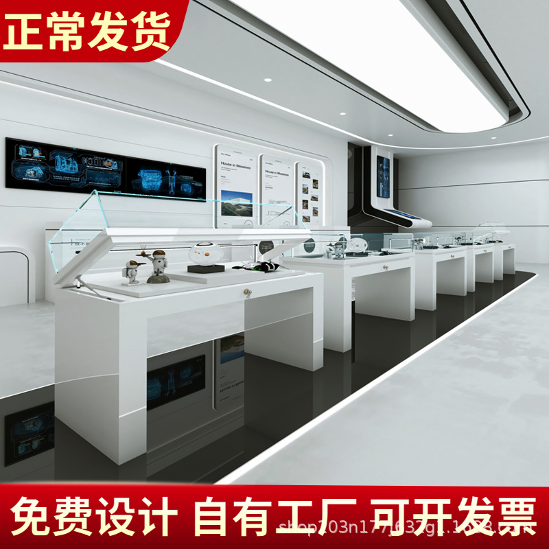 样品展览展示柜陈列柜珠宝首饰柜台博物馆展台商场玻璃柜展示柜定