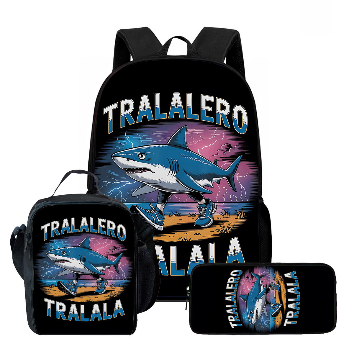 Nuevo producto transfronterizo Italian Brainrot Mochila con estampado digital
