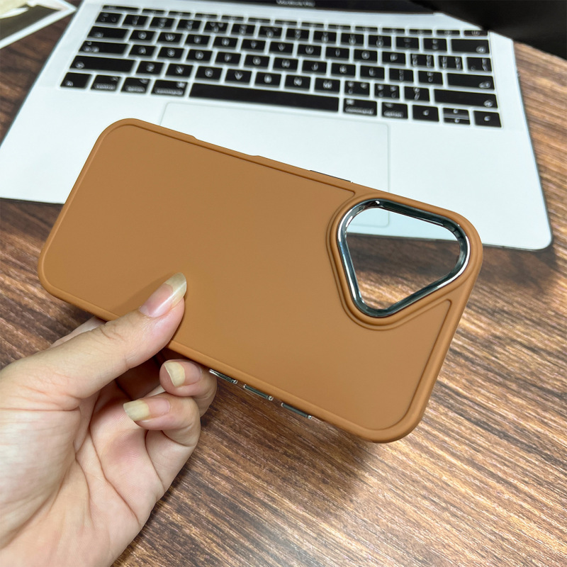 适用iphone17金属相框16ProMax苹果手机壳13软壳11简约纯色15批发|undefined