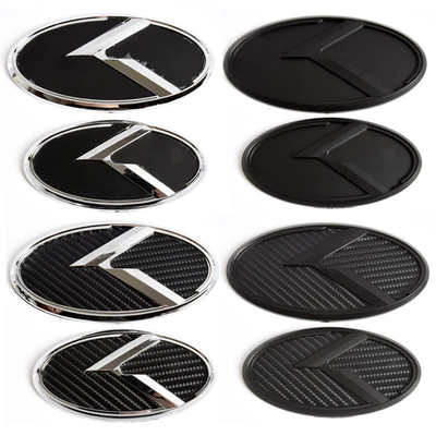 Suitable for Kia K5 modification: front and rear K logo, herringbone logo, modified car logo, K grille logo, rear logo