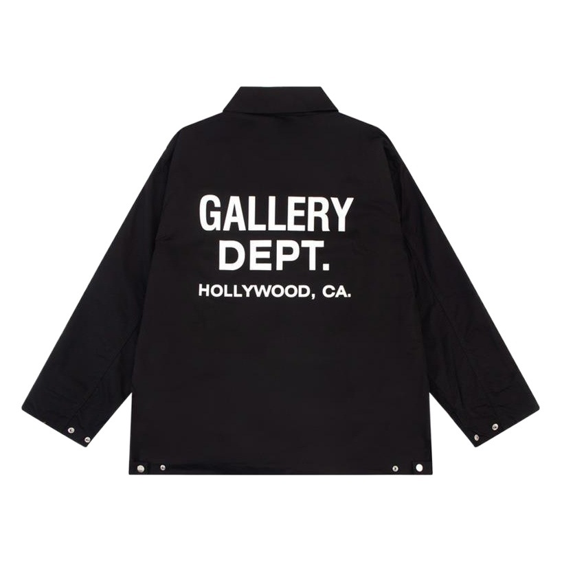 GALERÍA DEPT básica marca de moda americana chaqueta de entrenador otoño e invierno delgada hombres y mujeres pareja cremallera abrigo rompevientos