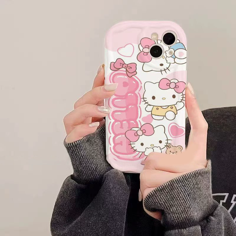 Hello Kitty, Apple, совместимый с iPhone 16, чехол для телефона, 15, 15 Pro Max