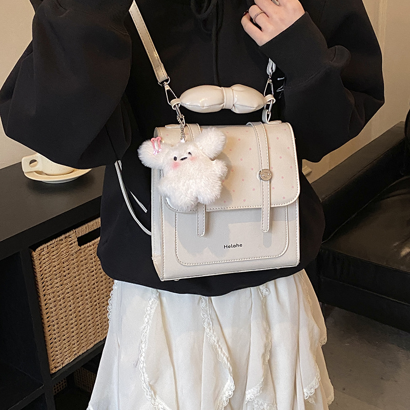 Dulce pequeña mochila fresca para niños y niñas, lindas mochilas de arco para bebés, mochilas de mano coreanas nuevas mochilas para niños