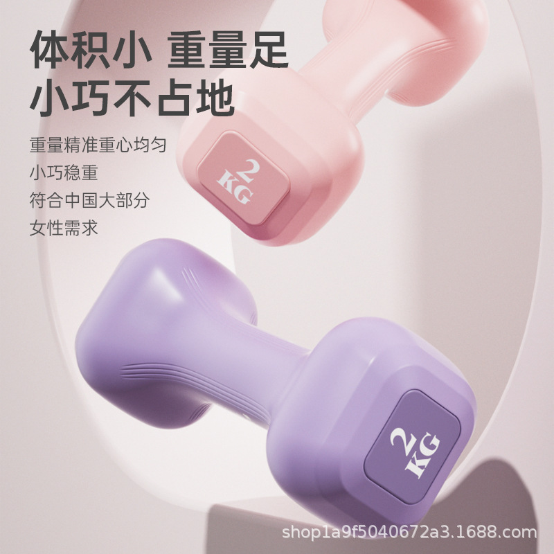 新款哑铃女士健身家用器材初学者练臂肌减肥小学儿童男一对小哑铃|undefined