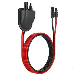 Mc4 New Energy Photovoltaic Line Red and Black Mc4 Extension Line Solar Anti-Car Roof Water-Resistant Entrance Shell
