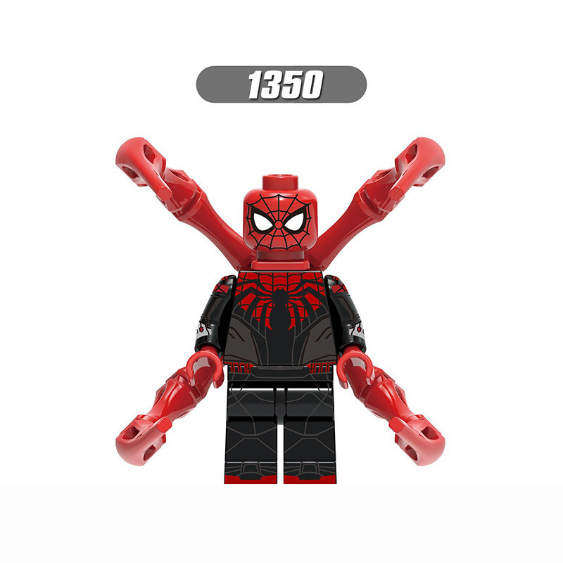 国境を越えた卸売ホットセール互換性のあるレゴスパイダーマンミニフィギュアシリーズ子供の教育用組み立て式小さな粒子ビルディングブロックおもちゃ|undefined
