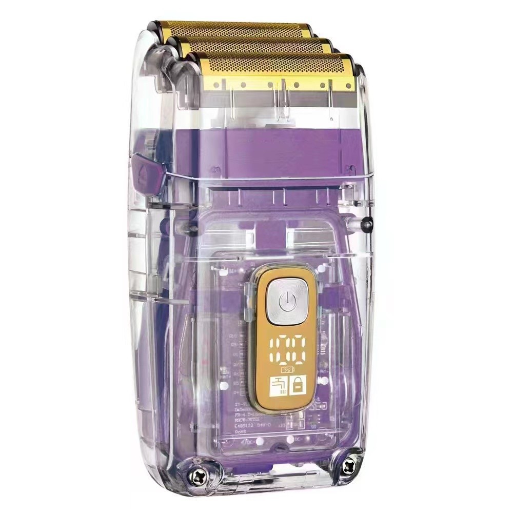 업그레이드 된 트리플 넷 화이트닝 장치 투명 보라색