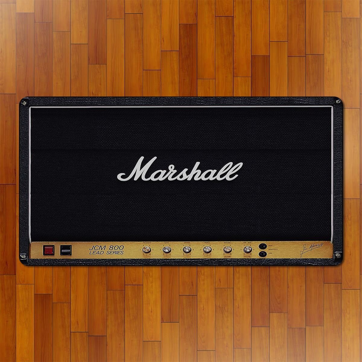 跨境美式工业音箱地毯电竞摇滚防滑垫客厅卧室床边毯字母座椅地垫