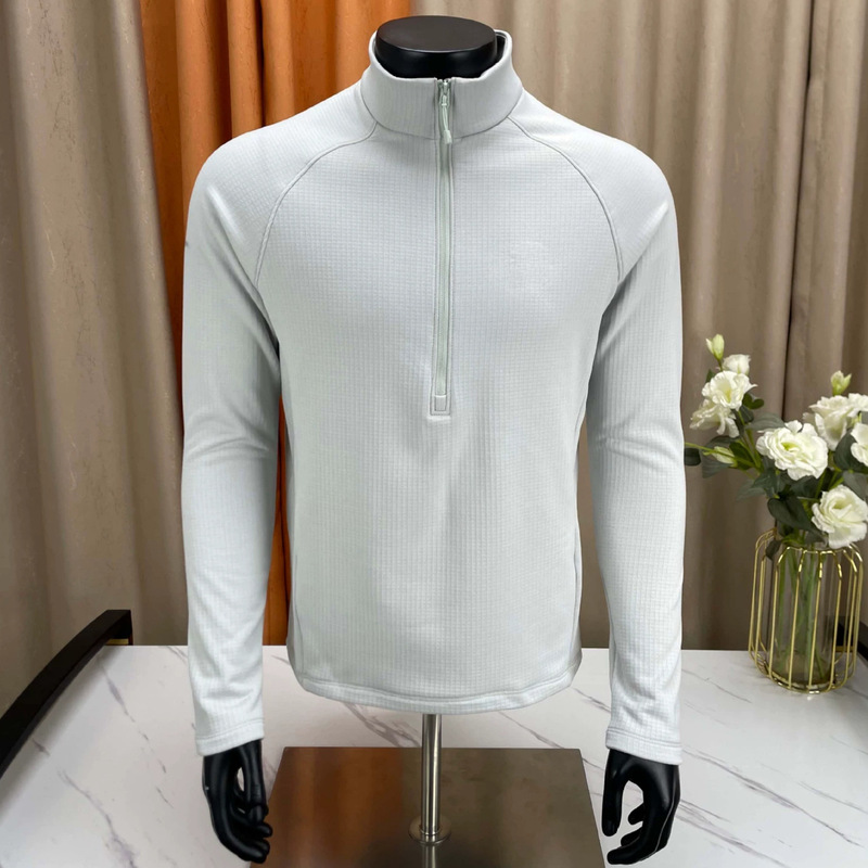 Sunstone brand same style four-way stretch knitted fleece men's autumn and winter new Korean style sports casual sweatshirt
