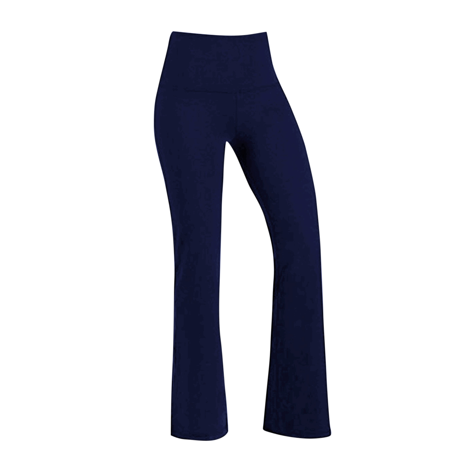 Women's Clothing fashionable slimming new high waisted high elastic solid color large leg pants casual yoga pants _voghion.com