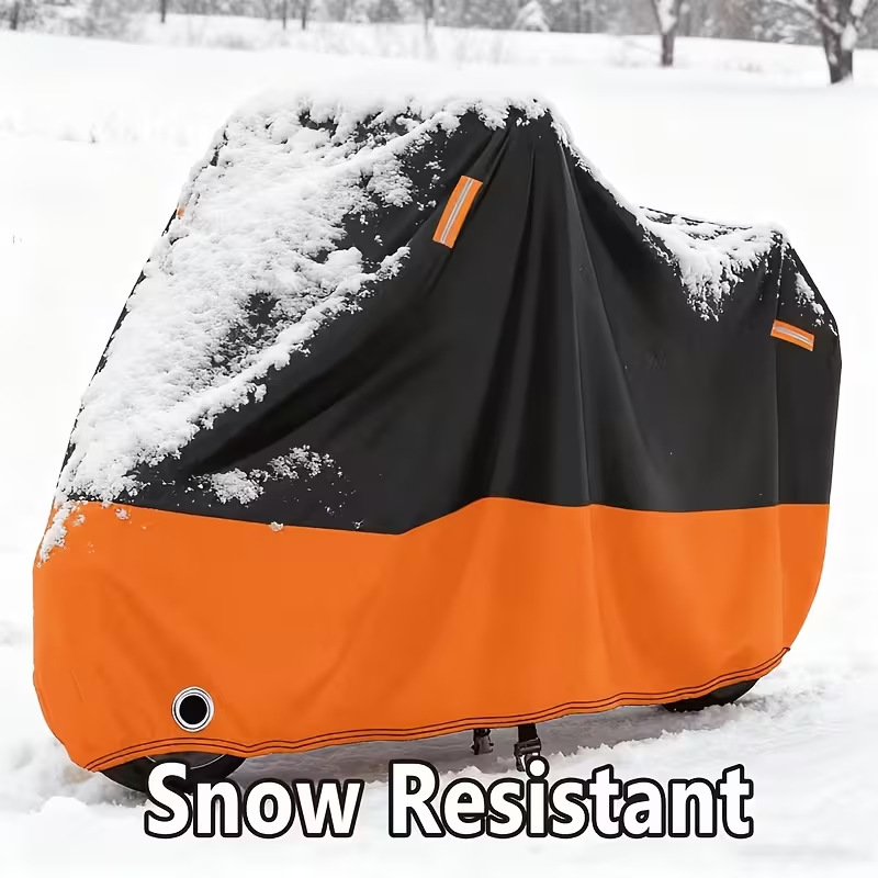 Cross-Border Popular Motorcycle Cover, Dust-Proof and Snow-Proof Cover, Electric Vehicle Cover, Rain-Proof and Sun-Proof, Thickened Motorcycle Cover, in Stock