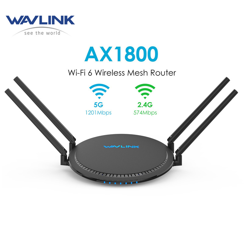 WAVLINK WiFi 6 Router AX1800 Dual Band Gigabit Wireless Internet Mesh Router