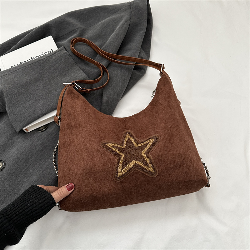 2023 nuevo bolso de cercanías retro simple personalidad de la moda ins esmerilado mochila de gran capacidad bolso de hombro