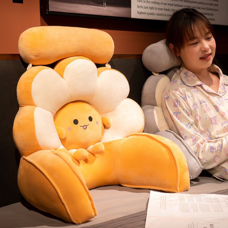 침대 옆 쿠션, 부드러운 대형 등받이 쿠션, 침대 옆 휴대폰 베개, 기숙사 침대 독서 소파 허리 쿠션