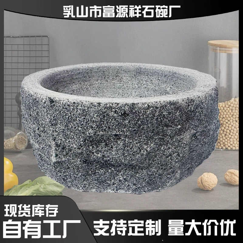 Заводской источник: специальная каменная кастрюля Thirteen Taibao, для пузырчатой курицы/рыбы, термостойкая миска из натурального камня для лапши